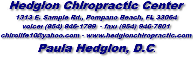 Hedglon Chiropractic Center - 954-946-1799